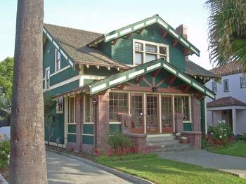 Фото дома бирюзового цвета