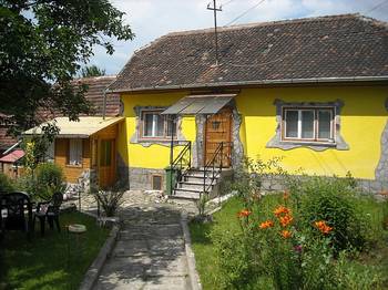 Дом желтого цвета