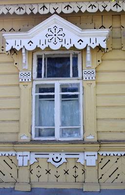 Украшение фасада в псевдорусском стиле