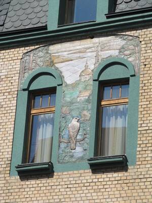 Пример окон на фасаде дома