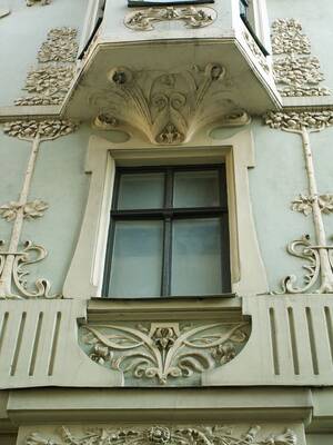 Оформление фасада дома в ампир стиле