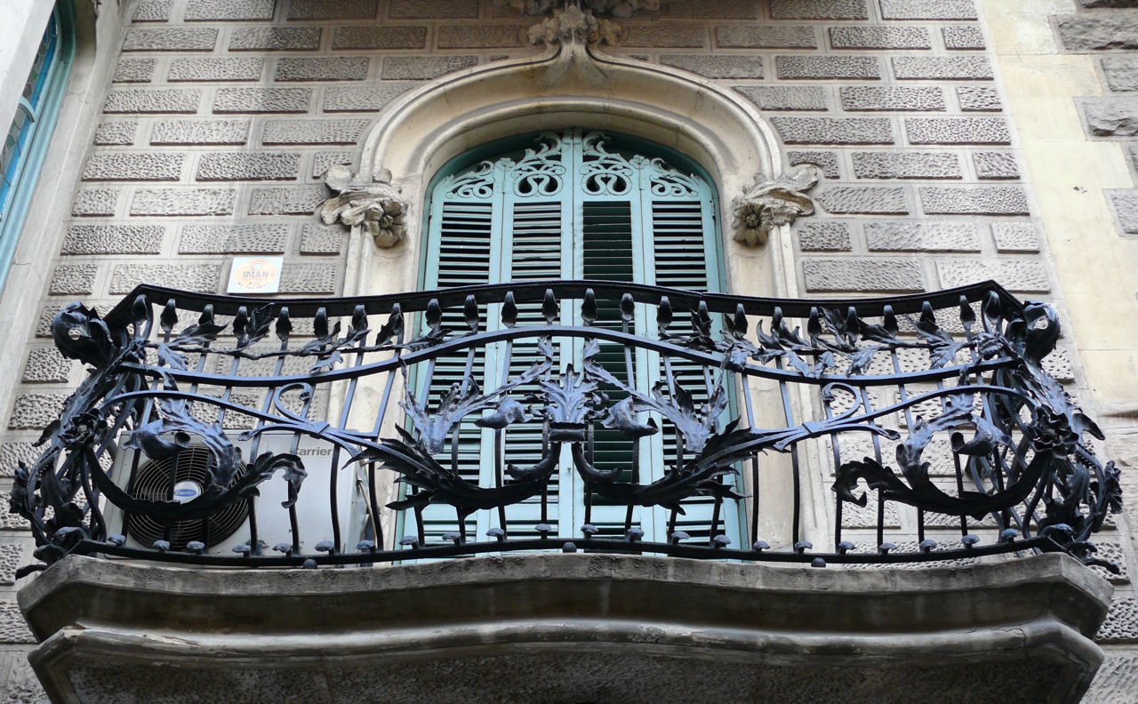 Кованные балконные ограждения