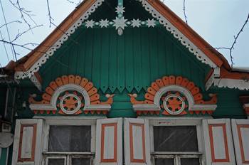 Фасад в деревенском стиле