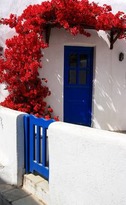Фото красивого дома с красивой дверью