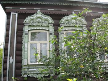 Дизайн дома бирюзового цвета в деревенском стиле