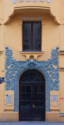 Украшение фасада в ардеко стиле