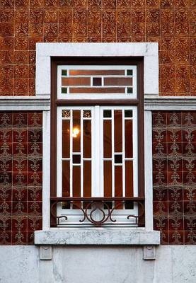 Фасад частного дома коричневого цвета в ардеко стиле