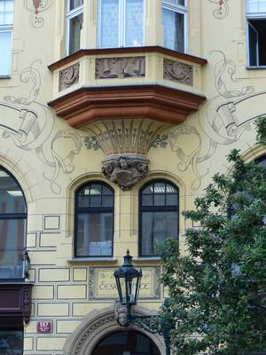 Пример эркера на фасаде дома
