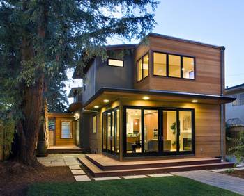 Дизайн штукатурного дома пестрого цвета