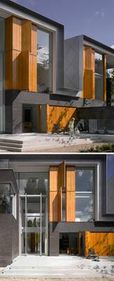 Оформление планкенного фасада