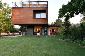 Вариант коттеджа в восточном стиле