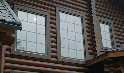 Прямоугольные наличнички окна из дерева