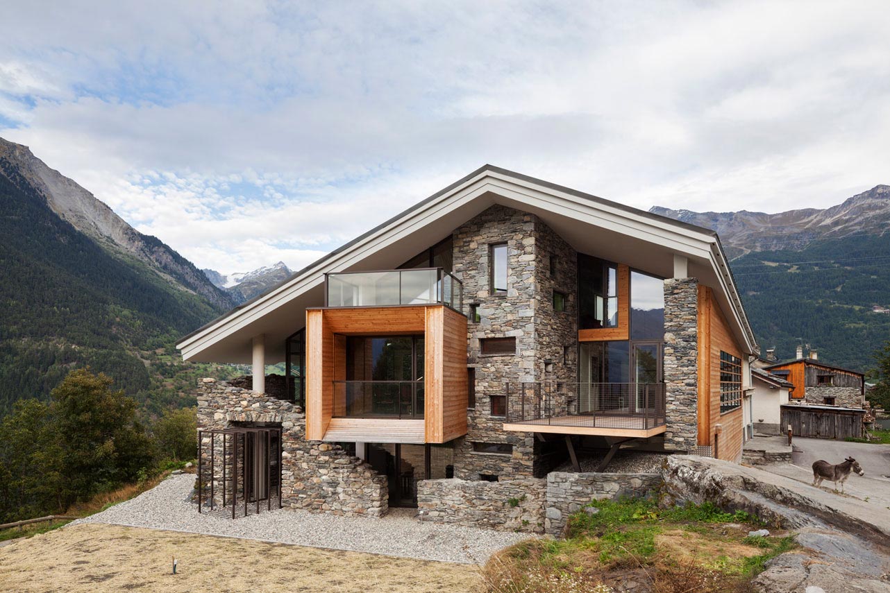 Дом шале в альпах
