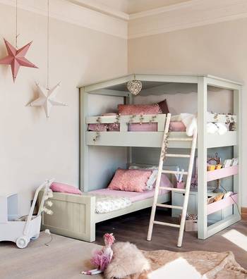 Детская комната в скандинавском стиле .