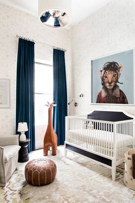 Дизайн интерьера детской комнаты в скандинавском стиле.