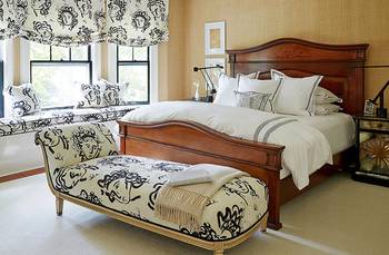 Дизайн спальни в классическом стиле.