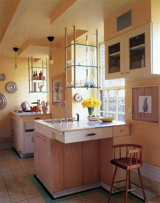 Дизайн кухни частного дома  в авторском стиле.