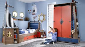 Дизайн детской комнаты частного дома  в авторском стиле.