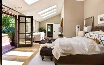Дизайн интерьера спальни в авторском стиле.